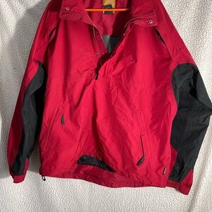 Red and Black Forrester’s Large Men's Golf Jacket